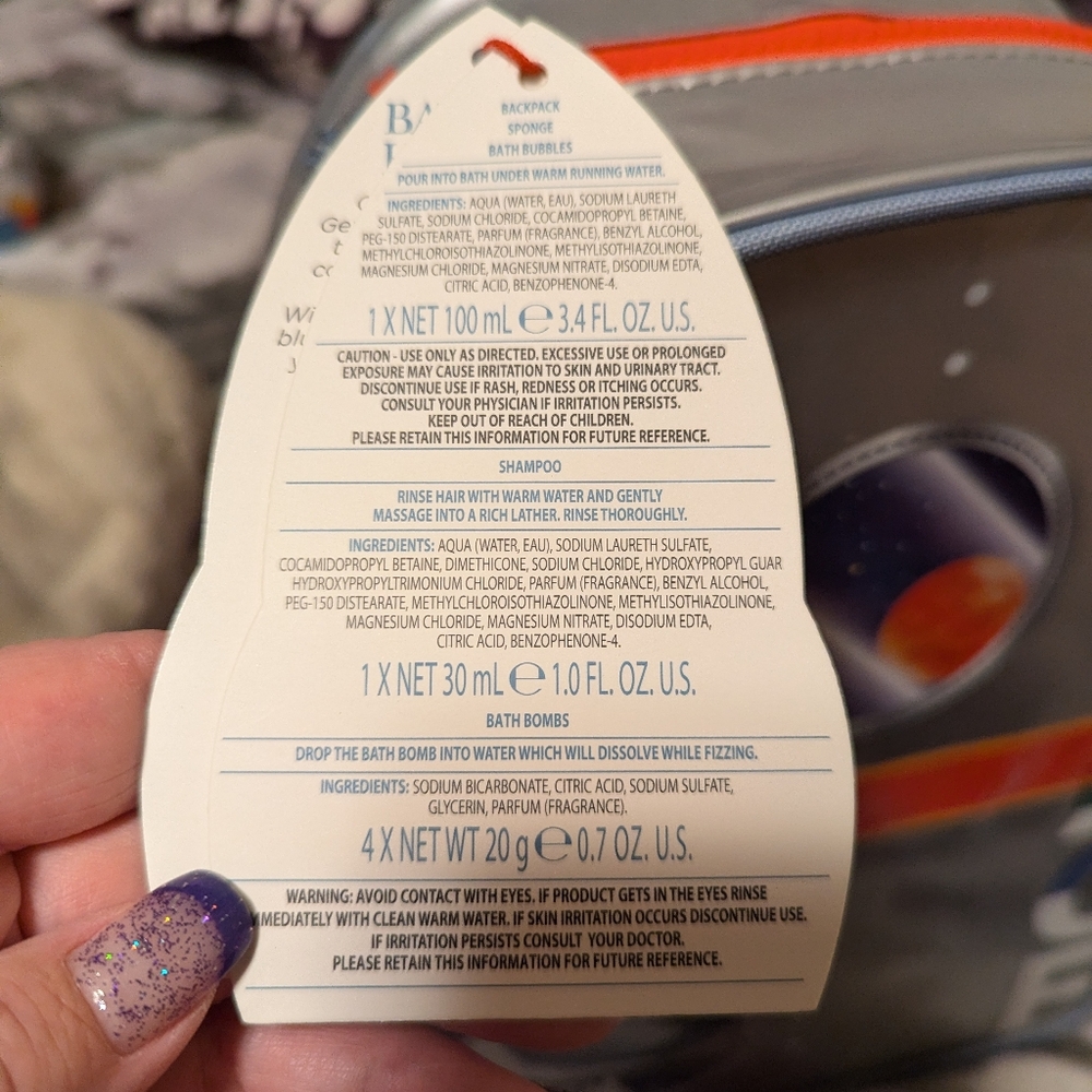 Space Backpack Gift Set - Picture 3 of 3